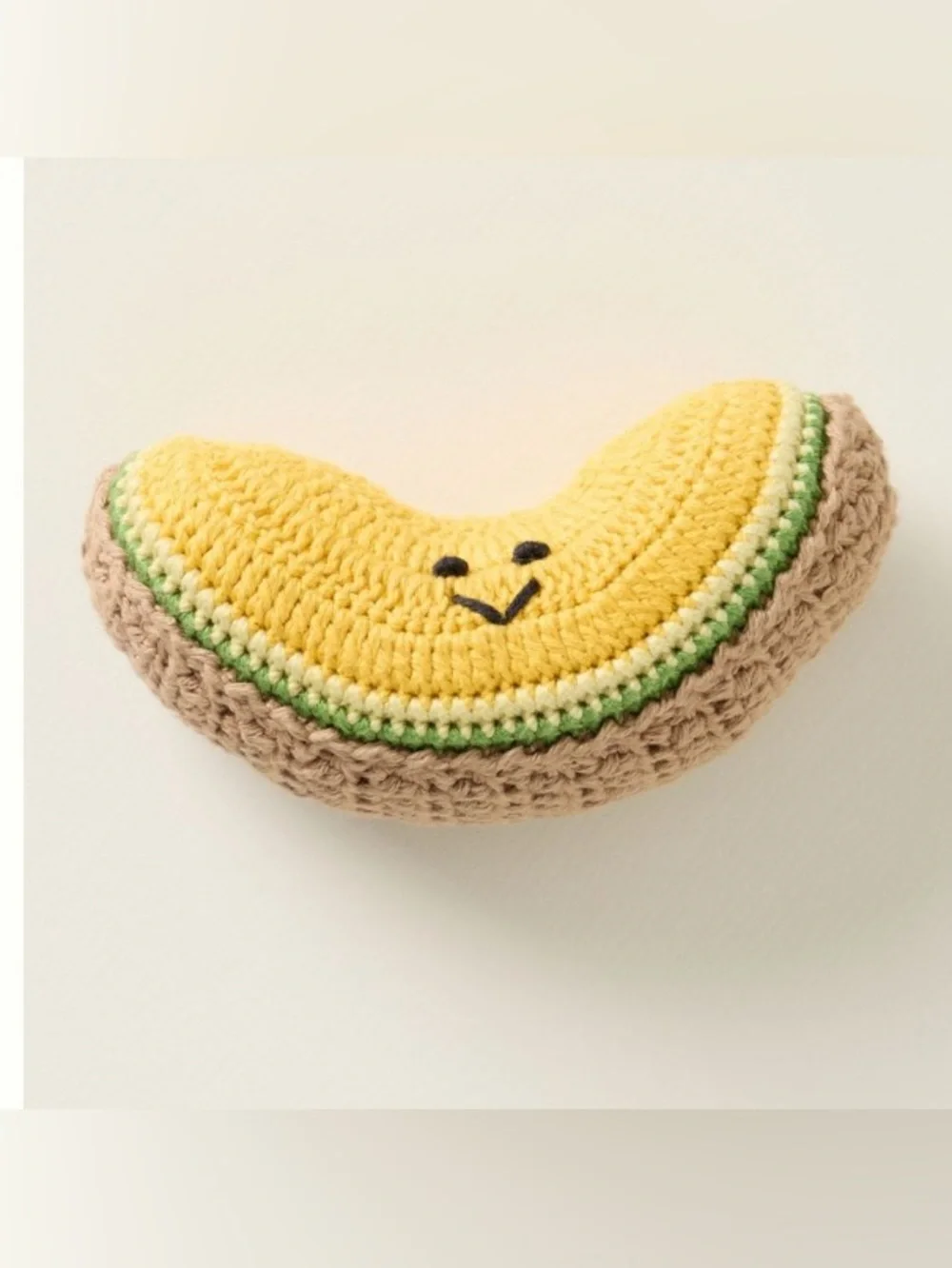 Anthropologie WARE of the dog cotton crochet squeaky dog toy , NWT